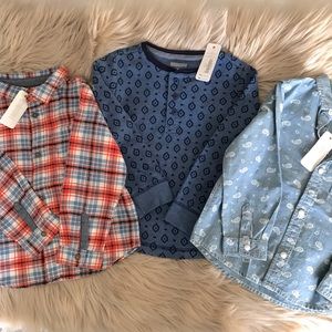 2T fall tops NWT